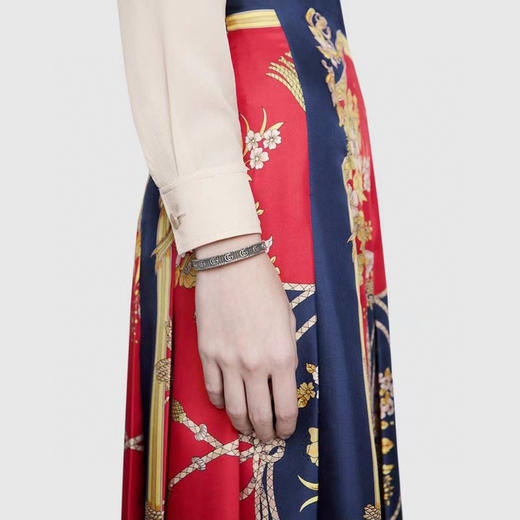 𝐆𝐮𝐜𝐜* 双G复古齿轮手镯 商品图4