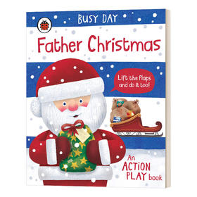 英文原版 Busy Day Father Christmas 忙碌的yi天 圣诞老人 绘本 英文版 进口英语原版书籍