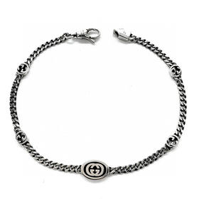 𝐆𝐮𝐜𝐜* 2.5mm双G黑珐琅logo手链