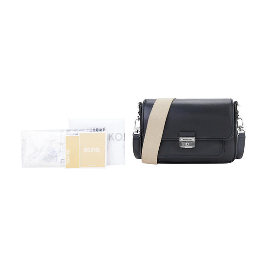 MICHAEL KORS 迈克.科尔斯 MK女包 女士Bradshaw系列单肩斜挎包 黑色 30S1S2BM2L 商品图4