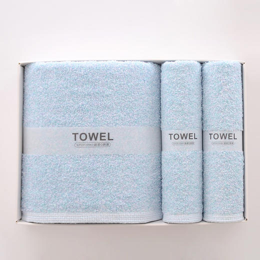 炫彩长绒棉毛巾浴巾礼盒 商品图3