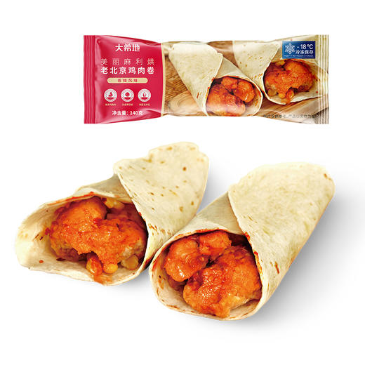 美丽麻利烘 老北京鸡肉卷香辣风味140g（袋装）*6 商品图0