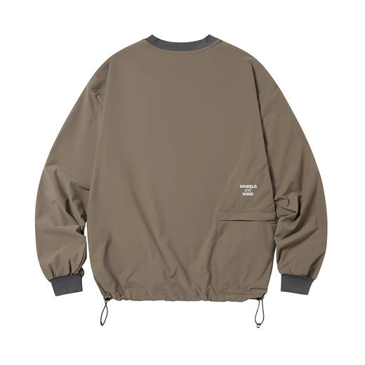 WHEELS and WIND woven water proof pull-over 套头机能圆领卫衣 商品图3