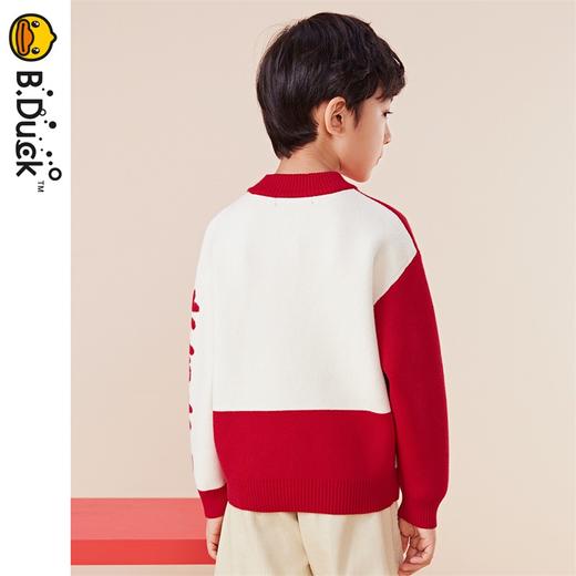 B.DUCK小黄鸭童装冬季男女童半高领针织衫毛衣105-150 BF5312011 商品图4