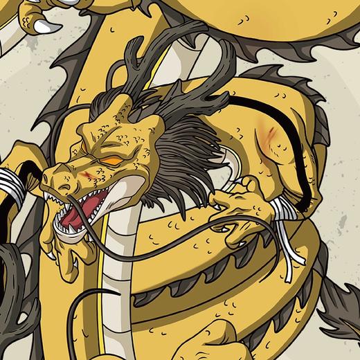 收藏系列《猛龙过江》 潮流艺术版画 限量999版 52.5*72.5cm 商品图2