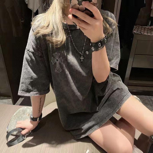 克罗心  镶石十字架套链 明星同款 商品图2