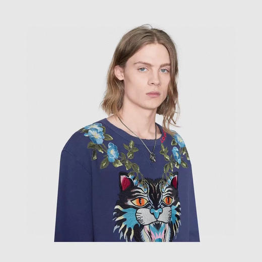 𝐆𝐮𝐜𝐜*Anger Forest系列狼头银项链 商品图7