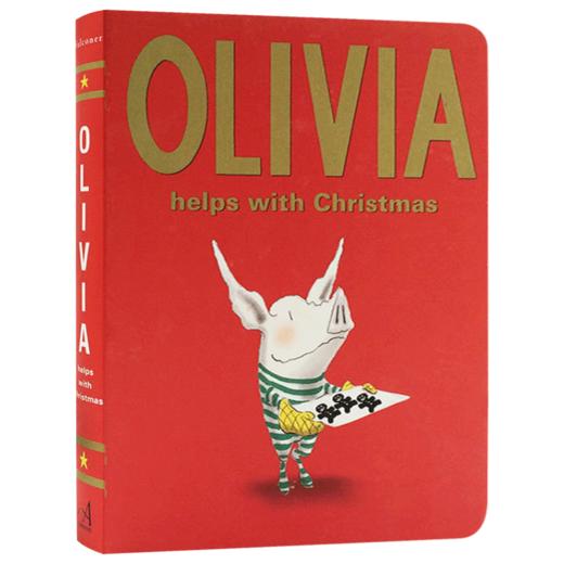 奥莉薇的圣诞节 纸板书 英文原版 Olivia Helps with Christmas 凯迪克大奖 吴敏兰推荐 儿童英语图画故事书 英文版进口原版书籍 商品图3