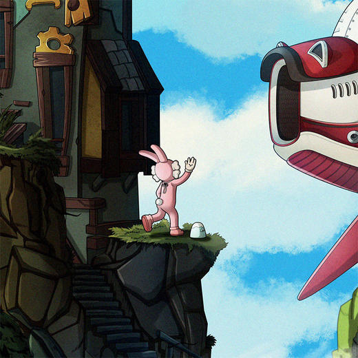 收藏系列《爱老虎-热气球》 潮流艺术版画 限量200版 52.5*72.5cm 商品图4