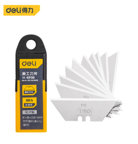 得力DL-DP30 /SK4割刀刀片厚0.6(银)