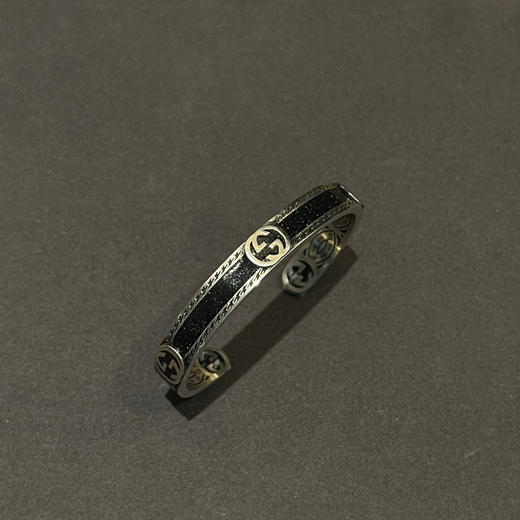 Gucci 古驰  黑珐琅手镯 商品图0