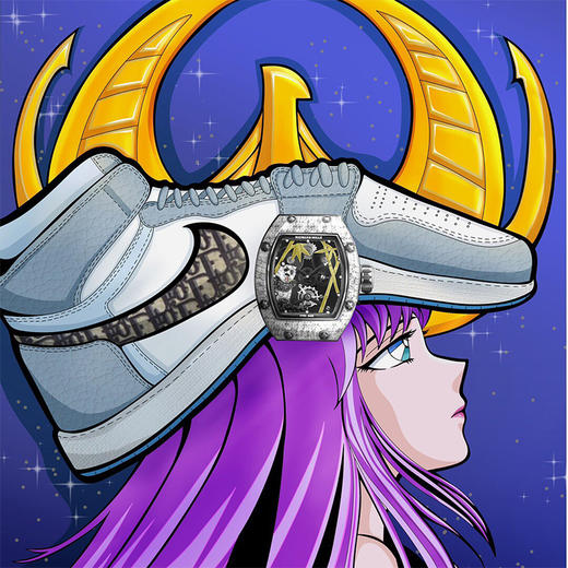 收藏系列《女神女神》 潮流艺术版画 限量199版 52.5*72.5cm 商品图1