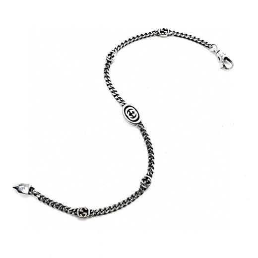 𝐆𝐮𝐜𝐜* 2.5mm双G黑珐琅logo手链 商品图2