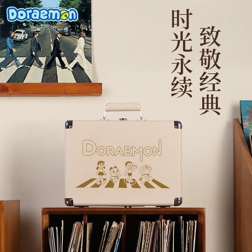 ROCK洛克 哆啦A梦 复古黑胶蓝牙唱片机 商品图1
