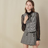 欧芮儿2018秋装新款女无袖马甲外套+格子半身裙女试试套装裙 商品缩略图0