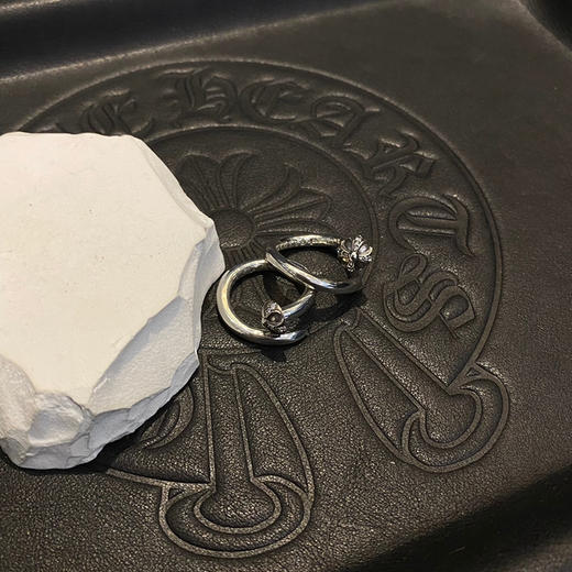 十字镶石钉子戒 商品图5