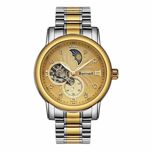BURRSAIL至尊月相镂空机械表特惠组 商品图0