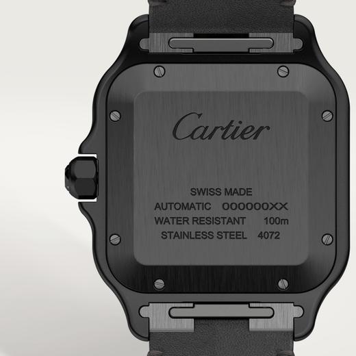 卡地亚 Cartier Santos de Cartier腕表 大号 精钢与ADLC碳镀层 自动上链 WSSA0039 商品图2