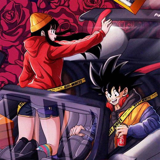 收藏系列《爱老虎U-花海》 潮流艺术版画 限量200版 52.5*72.5cm 商品图2