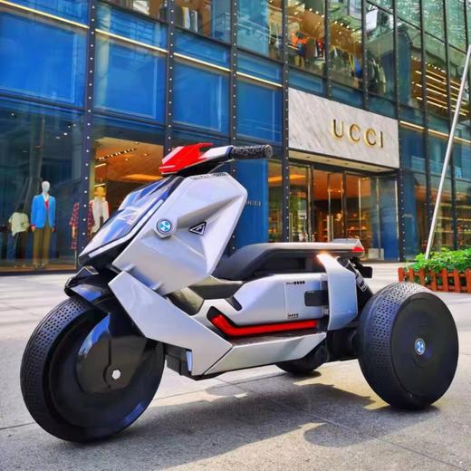 贝多奇幻影儿童三轮摩托充电双驱玩具车男孩女孩电动车 BDQ 商品图2