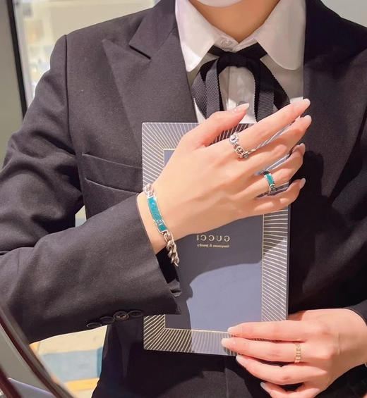 Gucci 古驰  标识珐琅手链 商品图4