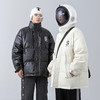 「黑白两色！立领pu棉服」韩路日系男装 潮牌pu皮面包服棉衣外套上衣冬新款情侣美式印花棉服男 商品缩略图1
