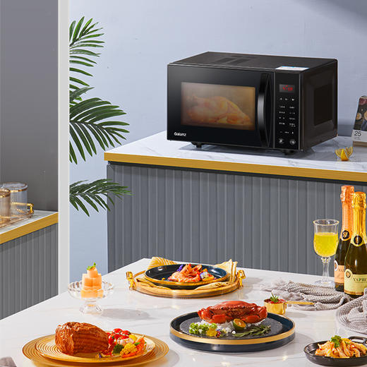 Galanz/格兰仕 微波炉微蒸烤箱一体机家用光波炉23升不锈钢内胆G80F23CSL-C2(S5) 商品图3
