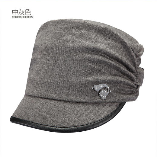 快乐狐狸 actionfox 女款画家帽英伦八角帽秋冬毛呢贝雷帽 商品图3