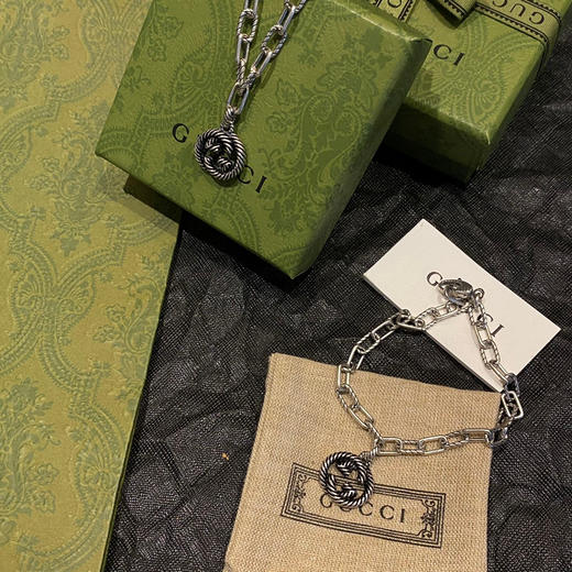 𝐆𝐮𝐜𝐜* 互扣式双G手链 商品图6