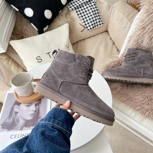 纽姆徒步靴-灰紫色 商品图5