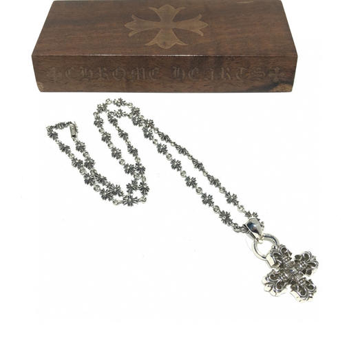 chrome hearts 小火焰十字花项链 商品图5