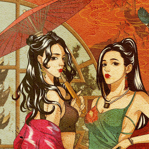 收藏系列《美若天仙》 潮流艺术版画 限量500版 52.5*72.5cm 商品图2