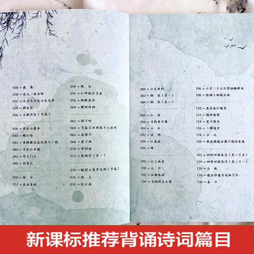 【7-12岁】《小学生必背古诗词+文言文》（全2册）名家伴读 精美插图 直击考点 小学通用 商品图6