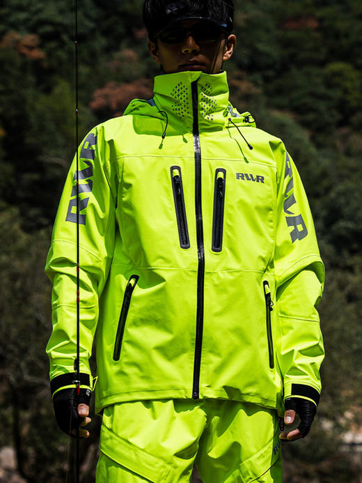 22新款RVVR冲锋衣套装防风防雨雪透气防寒钓鱼服黑武士二代外套 商品图4