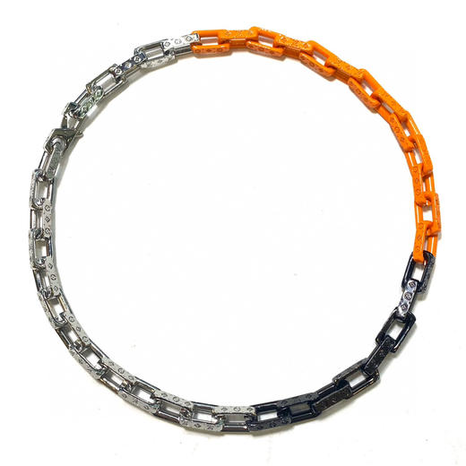 𝐋𝐨𝐮𝐢𝐬 𝐕𝐮𝐢𝐭𝐭𝐨𝐧路易威登橘色竹节拼接项链/手链 商品图8