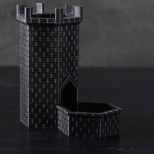【桌游周边】3D打印 手工上色制作 DND跑团桌游骰塔（小型塔楼款） 商品图0