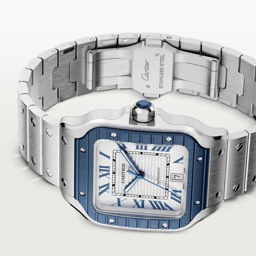 卡地亚 Cartier Santos de Cartier腕表 大号 精钢 自动上链 WSSA0047 商品图2