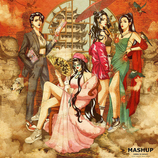 收藏系列《美若天仙》 潮流艺术版画 限量500版 52.5*72.5cm 商品图3