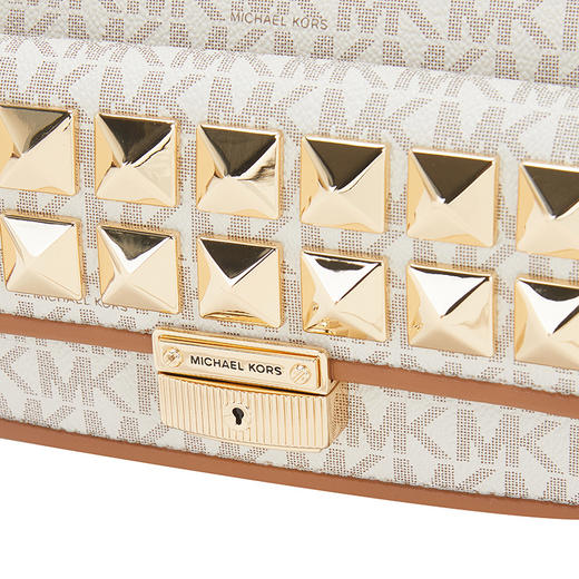 MICHAEL KORS 迈克.科尔斯 MK女包 女士BRADSHAW系列老花铆钉单肩包  32H1G2BC2V 商品图3