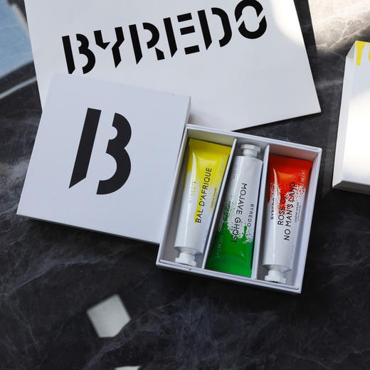 再来爆款BYD 22年收藏家限定护手霜礼盒30ml*3 颜料印花涂鸦三重波普色彩男女同款护手霜 无人之境 莫哈维之影 热带爵士 波点同系列 价值1200 商品图10