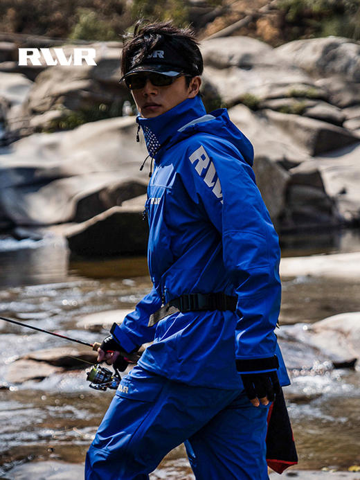 22新款RVVR冲锋衣套装防风防雨雪透气防寒钓鱼服黑武士二代外套 商品图1