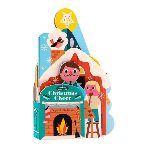 英文原版绘本 Bookscape Board Books Christmas Cheer 圣诞节 异形书 纸板书 低幼亲子 英文版 进口英语原版书籍 商品图0