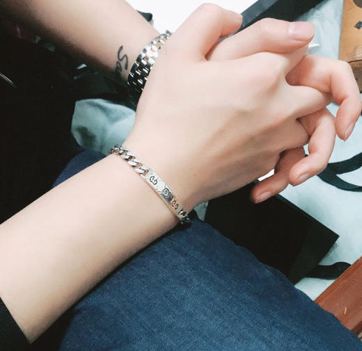 Guc*i纯银 Ghost系列小精灵  肖战同款手链 商品图12