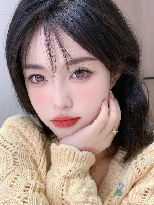 【年抛】菠萝包4youthcon | 大直径14.5，着色13.9 | 【完整的选款色板在详情页内，同品牌多副更划算】，棕色混血美瞳 商品图1