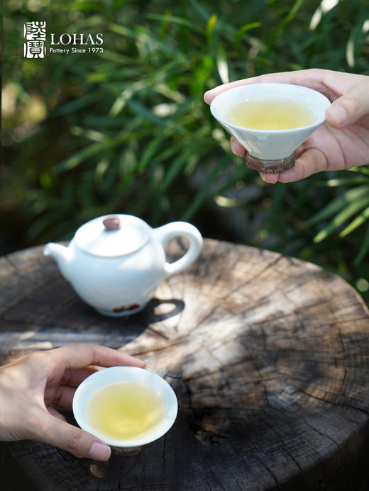 【彼达思】陆宝陶瓷茶具居山水茶组田园风高档功夫茶具套装轻奢家用泡茶壶 商品图1