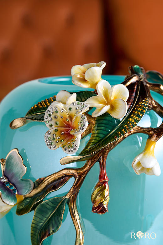 【彼达思】罗比罗丹 珐琅彩 希望花瓶 商品图2