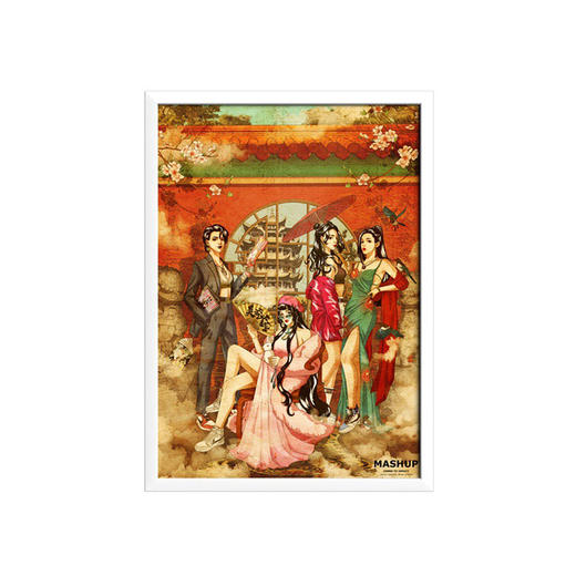 收藏系列《美若天仙》 潮流艺术版画 限量500版 52.5*72.5cm 商品图0