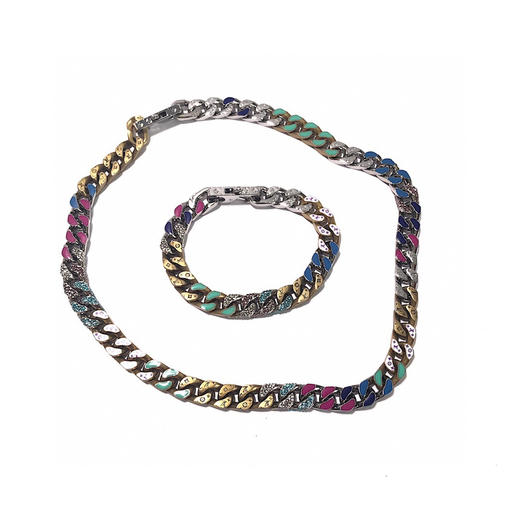 Louis Vuitton LV20ss最新款糖果色淬火古巴卡龙链 商品图8