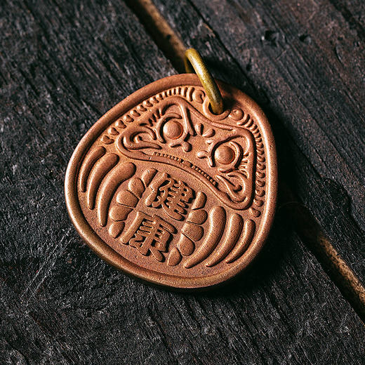 刻己-达摩挂牌 黄铜紫铜钥匙扣包配饰钥匙扣挂坠【官方授权 】【48小时发货】 商品图1