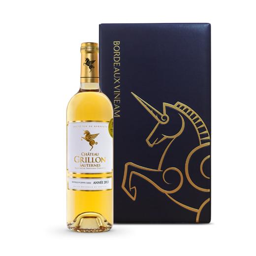 翡马 波尔多进口葡萄酒 13度 750ml  瑰珑酒庄贵腐甜白礼盒 商品图1